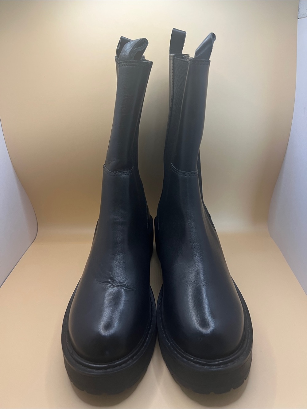 chelsea crew Black Women's Chunky Chelsea Ankle Boots
